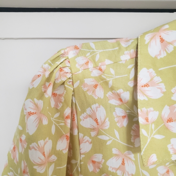 Floral Yellow Maxi Dress - Picture 9 of 11